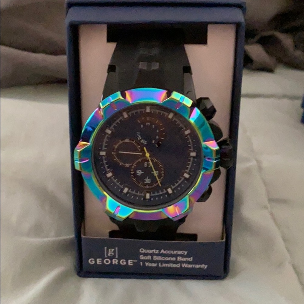 Mens wristwatch/watch George new in box